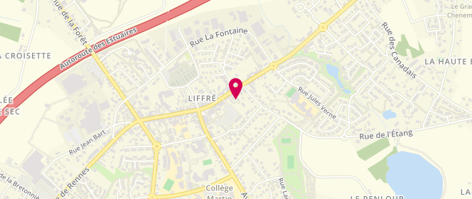 Plan de Banette, 19 Rue de Fougères, 35340 Liffré