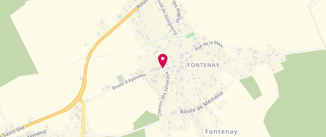 Plan de Albert Christophe, 4 Route d'Aydoilles, 88600 Fontenay