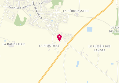 Plan de Le Fournil de la pimotière, 2 Rue de Normandie, 35210 Châtillon-en-Vendelais
