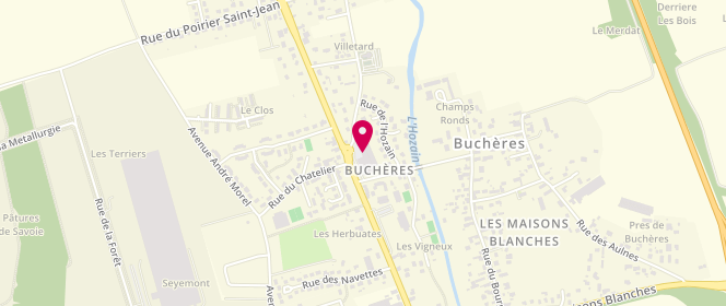 Plan de Boulangerie GANNE BUCHERES, 1 Route de Maisons Blanches, 10800 Buchères