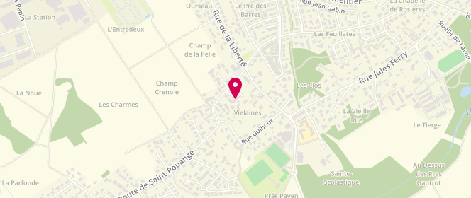 Plan de GANNE Freddy, Rue du Chêne, 10430 Rosières-près-Troyes