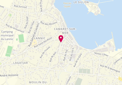 Plan de Bara breizh, 18 Rue Toussaint le Garrec, 29570 Camaret-sur-Mer