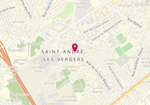 Plan de Plaisirs Sucrés, Salés, 45 avenue Maréchal Leclerc, 10120 Saint-André-les-Vergers