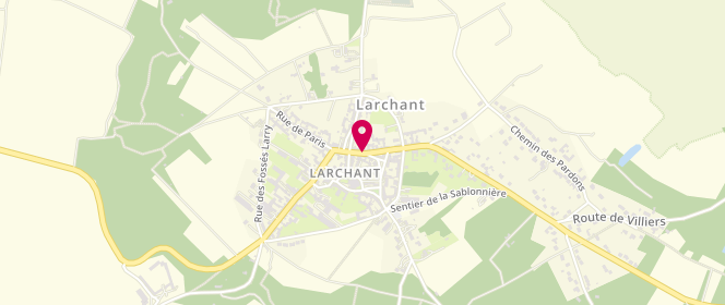 Plan de Le Fournil de Larchant, 10 Rue de la Liberation, 77760 Larchant