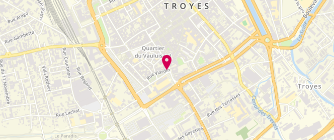 Plan de Les Douceurs de Troyes, 56 Rue Turenne, 10000 Troyes