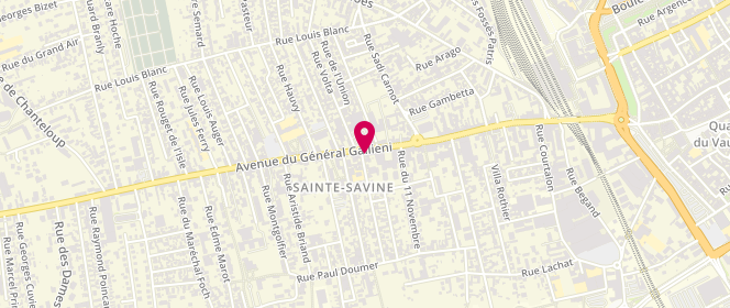 Plan de Le Fournil, 53 avenue du Général Gallieni, 10300 Sainte-Savine