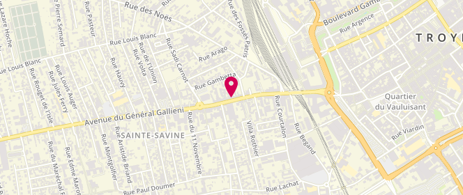 Plan de Maison Yeres, 12 avenue du Général Gallieni, 10300 Sainte-Savine