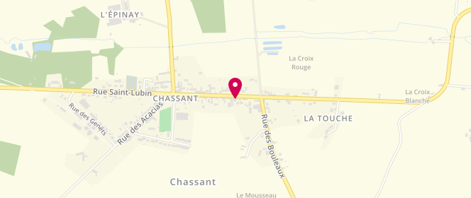 Plan de CARNIS Arnault, 18 Rue Saint-Lubin, 28480 Chassant