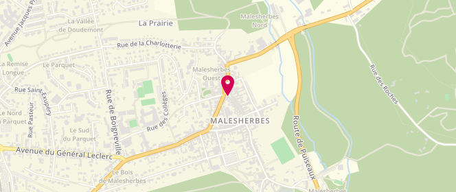 Plan de Boulangerie Maison Boubon, 15 Place du Martroi, 45330 Le Malesherbois
