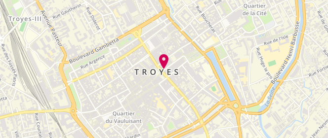 Plan de Pâtisserie Grodard, 42 Rue Urbain Iv, 10000 Troyes