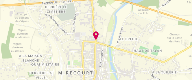 Plan de Au Fournil des Saveurs, 5 Rue Germini, 88500 Mirecourt