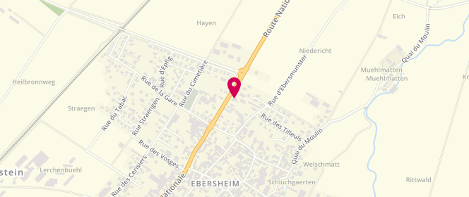 Plan de Maison Botten - Boulangerie bio au levain, 52 Route Nationale, 67600 Ebersheim