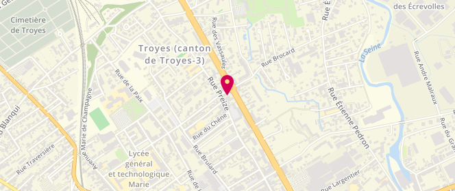 Plan de Fournil Plique, 126 Rue de Preize, 10000 Troyes
