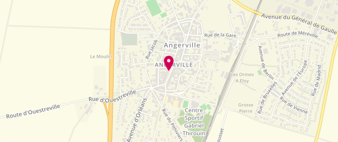 Plan de Au Fournil d'Angerville, 46 Rue Nationale, 91670 Angerville