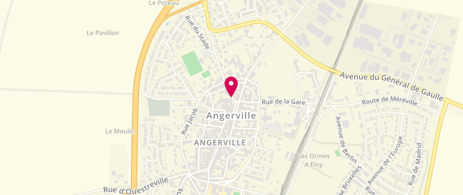 Plan de Aux Délices d'Angerville, 3 Rue Dourdan, 91670 Angerville