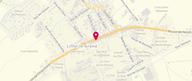 Plan de Boulangerie de l'Orme, 15 Bis Rue de l'Orme, 88350 Liffol-le-Grand