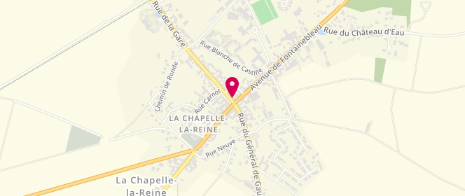 Plan de Aux douceurs de la chapelle, 8 place de la République, 77760 La Chapelle-la-Reine
