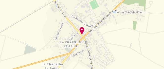 Plan de Boulangerie Patisserie Jouan, 8 Place République, 77760 La Chapelle-la-Reine