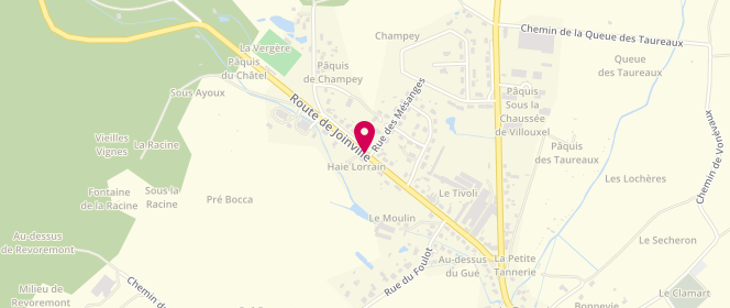 Plan de Boulangerie Gregoire Jael, Route de Joinville, 88350 Liffol-le-Grand