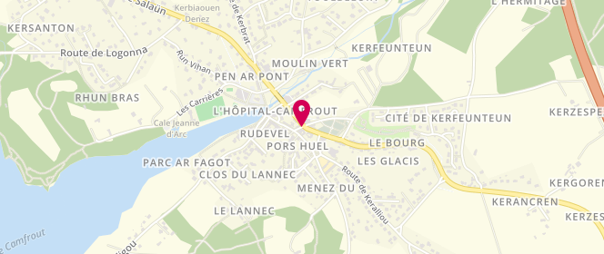 Plan de Boulangerie le Goff, 69 Rue Emile Salaün, 29460 Hôpital-Camfrout