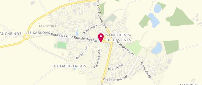 Plan de PASSARD Georges, 30 Rue de Bretagne, 53430 Saint-Denis-de-Gastines