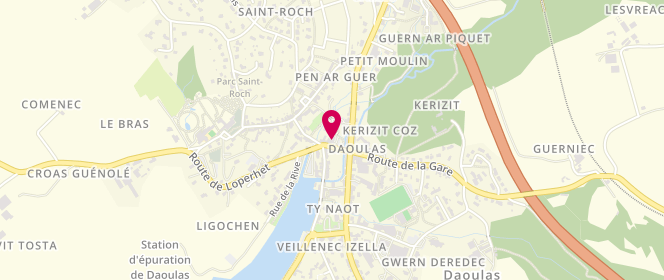 Plan de Le Goff Fabien, 7 Rue du Pont, 29460 Daoulas