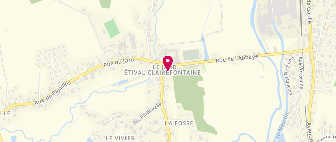 Plan de L'Ami du Fournil, 5 place Abbatiale, 88480 Étival-Clairefontaine