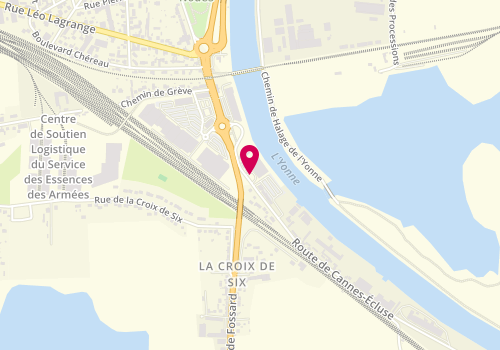 Plan de La Boulangerie de Marie Blachere, 6 Route de Cannes - Route Départementale 124, 77130 Varennes-sur-Seine