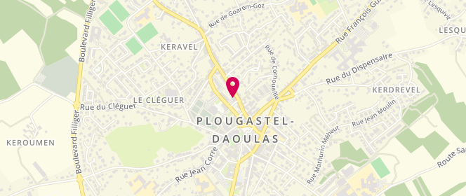 Plan de Le Fournil de Plougastel, 9 Rue du Pont, 29470 Plougastel-Daoulas