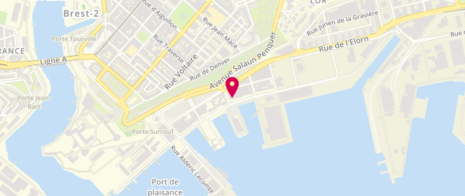 Plan de Le Fournil du Port, 22 Quai Douane, 29200 Brest