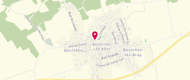 Plan de Boulangerie deby's sweets, 2 Rue des Roises, 77118 Bazoches-lès-Bray