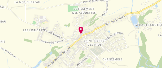 Plan de Le Fournil Pooteen, 16 Place de la Poote, 53370 Saint-Pierre-des-Nids