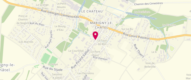 Plan de Boulangerie Gautray, 18 Rue Picard Vallot, 10350 Marigny-le-Châtel
