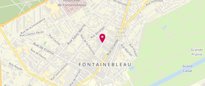 Plan de Alae, 9 Rue Pins, 77300 Fontainebleau