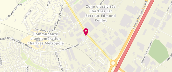 Plan de Boulangerie Patisserie Cyril Avert, 46 Bis avenue d'Orléans, 28000 Chartres