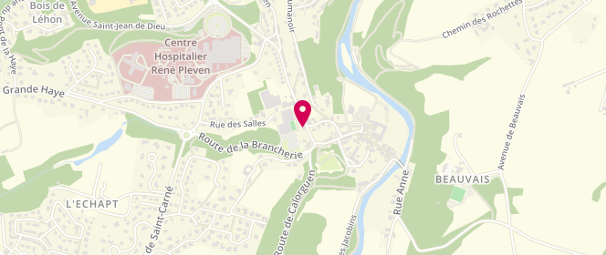 Plan de L´Arome Sucré Lehon, 46 Rue du Bas Bourgneuf, 22100 Dinan