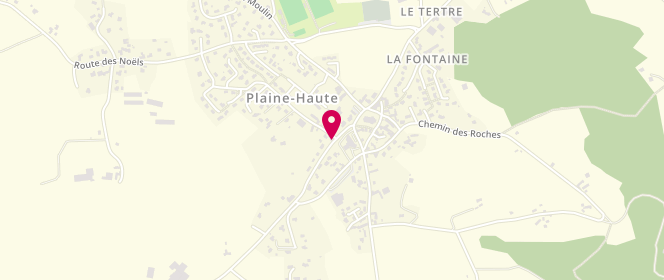 Plan de Boulangerie Pâtisserie Gouet Tradition, 8 Route du Tronc, 22800 Plaine-Haute