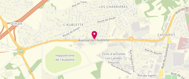 Plan de Boulangerie de l'Aublette, 16 avenue de l'Aublette, 22100 Quévert