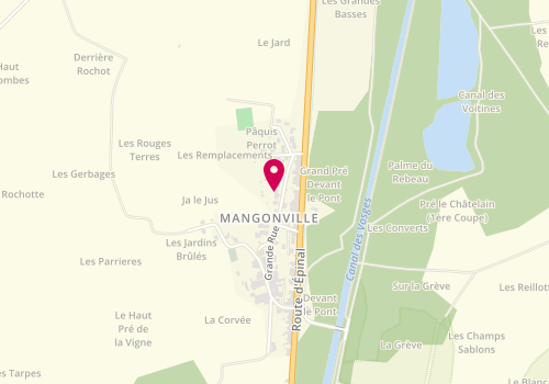 Plan de Plaisir Lorrain, 7 Rue du Pâquis Perrot, 54290 Mangonville
