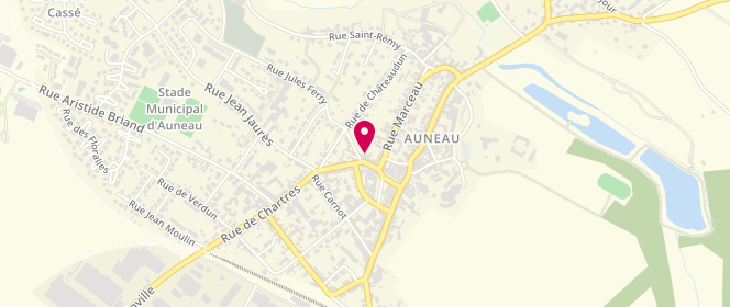 Plan de Aux Delices d'Auneau, 4 Rue de Chartres, 28700 Auneau-Bleury-Saint-Symphorien