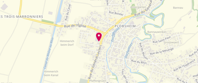 Plan de Aux Délices de Plobsheim, 28 Rue du Général Leclerc, 67115 Plobsheim