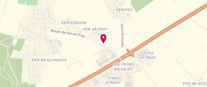 Plan de Patisserie Stéphan, Zone Artisanale de Croas Ar Nezic, 29800 Saint-Thonan