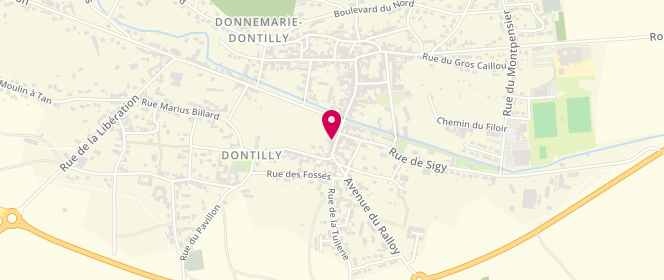 Plan de Aux Belles Miches, 12 Rue Raymond Bellague, 77520 Donnemarie-Dontilly