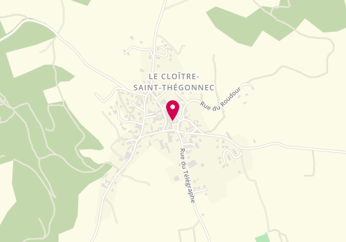 Plan de O'délice de Lecloitre, 7 place de la Mairie, 29410 Le Cloître-Saint-Thégonnec