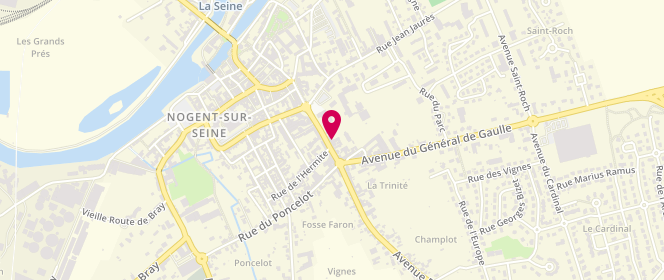 Plan de Boulangerie Crous'Tiline, 9 avenue Pasteur, 10400 Nogent-sur-Seine