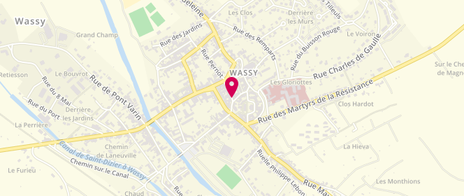 Plan de Banette Dubuc, 21 Rue du Général Gresley, 52130 Wassy