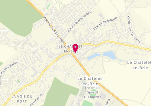 Plan de Boulangerie de Saint-Michel, 6 Rue de L&#039;Hotel de Ville, 77820 Le Châtelet-en-Brie