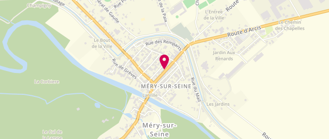 Plan de BLANCHET Gérald, 27 Rue du Professeur Pinard, 10170 Méry-sur-Seine