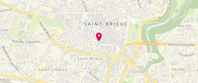 Plan de Boulanger Pâtissier Traiteur Au Levain Briochin, 9 Rue Pierre le Gorrec, 22000 Saint-Brieuc