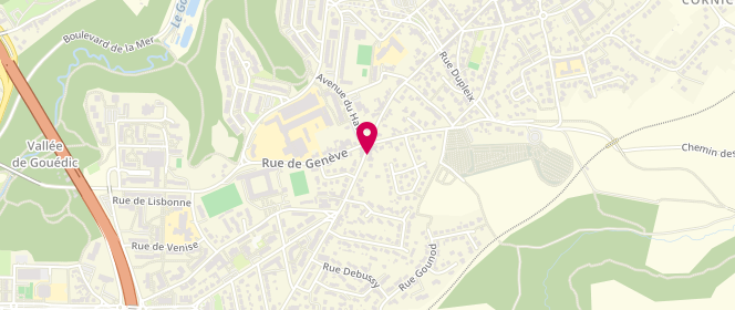 Plan de O'fournil, 90 Rue Edmond Rostand, 22000 Saint-Brieuc